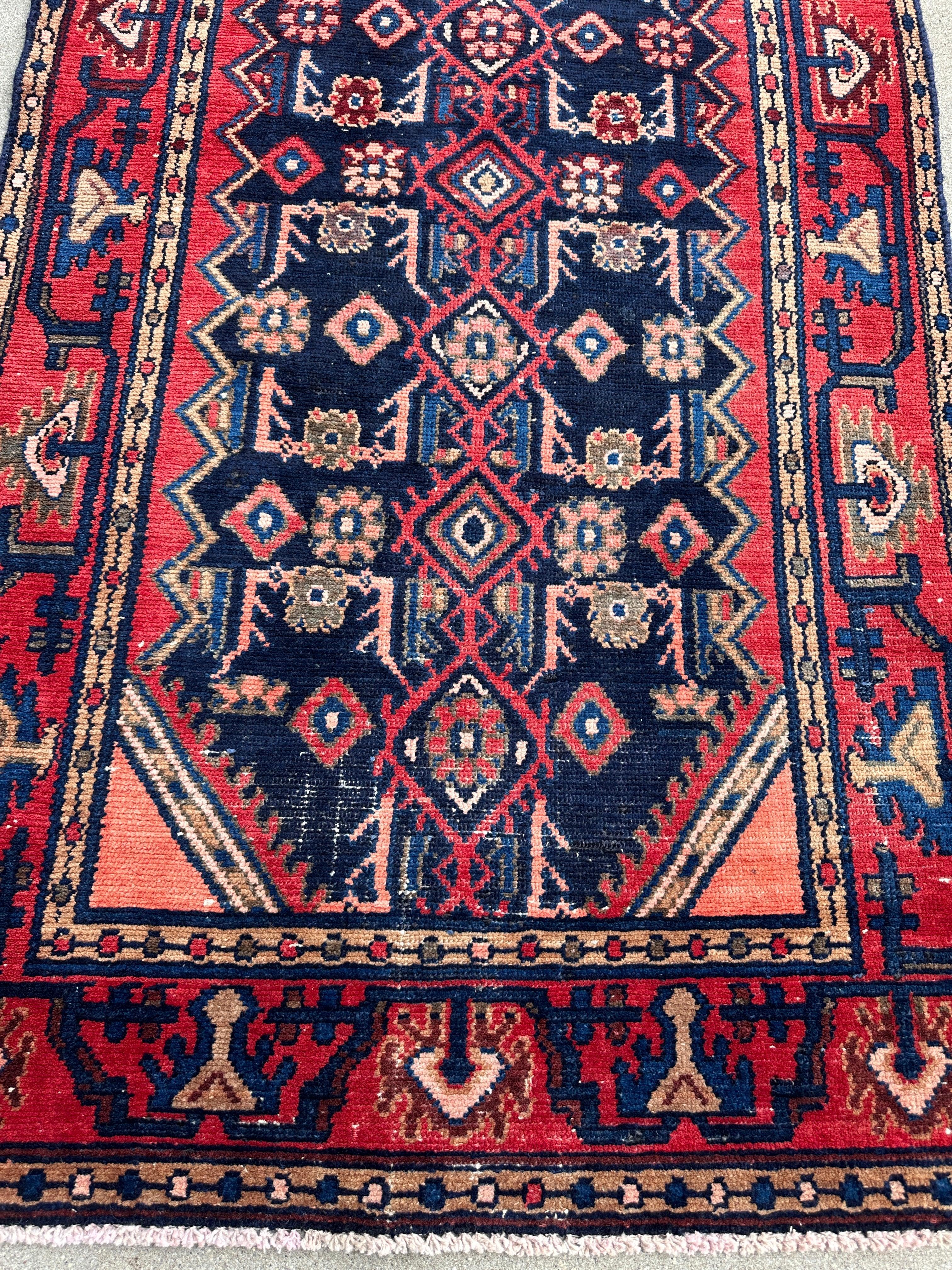 Antique Vegetable Dye Malayer Persian Runner Rug 3x10’4” by Rugistan - product image 17 for Resin Society