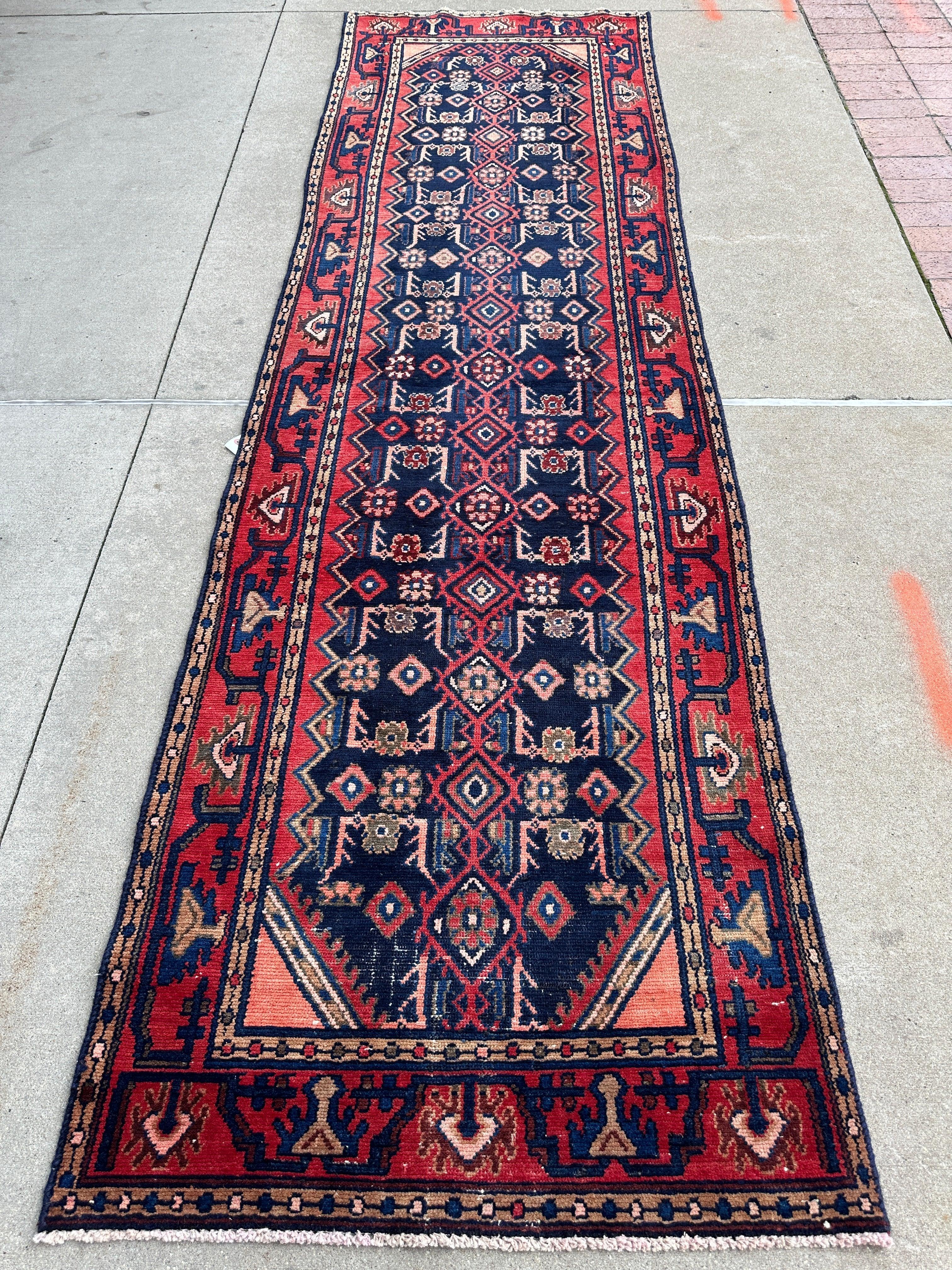 Antique Vegetable Dye Malayer Persian Runner Rug 3x10’4” by Rugistan - product image 20 for Resin Society