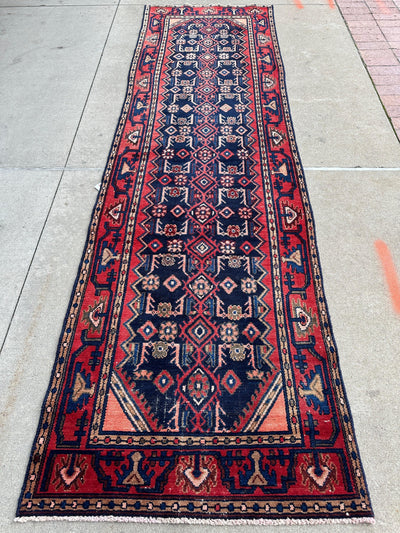 Antique Vegetable Dye Malayer Persian Runner Rug 3x10’4” by Rugistan - product image 20 for Resin Society