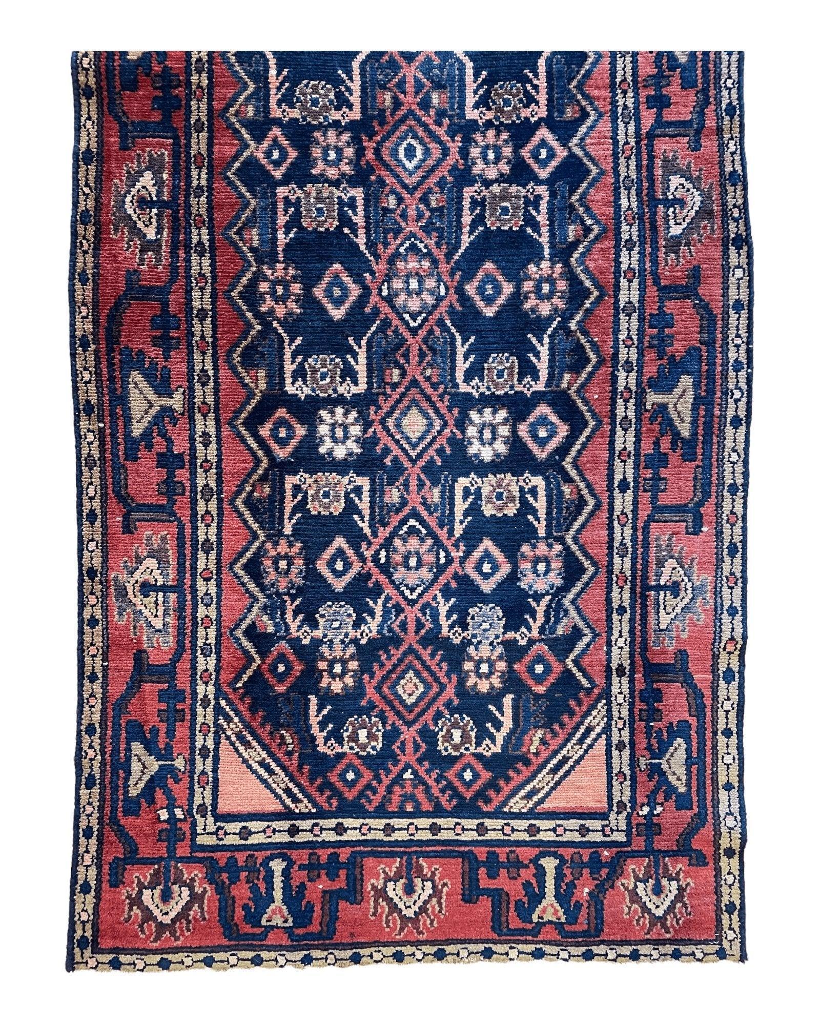 Antique Vegetable Dye Malayer Persian Runner Rug 3x10’4” by Rugistan - product image 3 for Resin Society