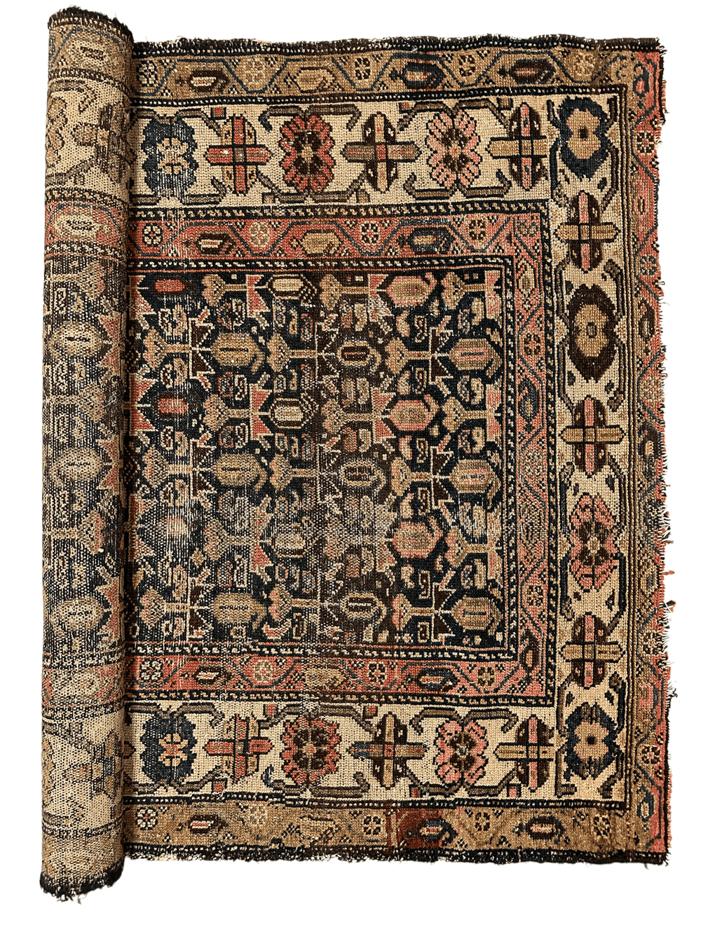 Antique Worn Late 19th Century Persian Rug 3’3” x 6’ by Rugistan - main product image for Resin Society