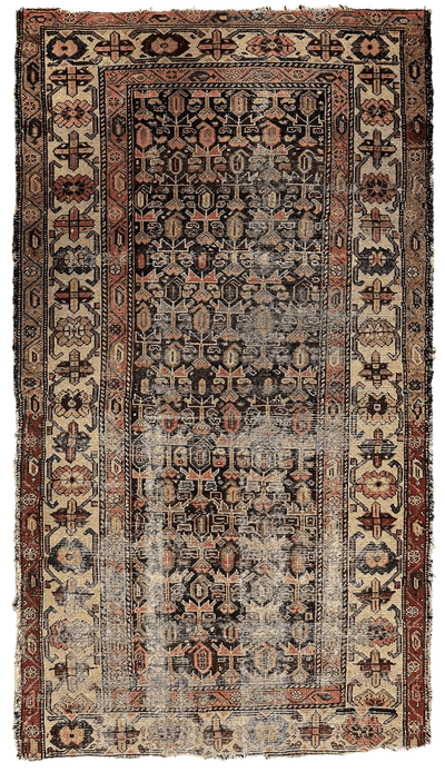 Antique Worn Late 19th Century Persian Rug 3’3” x 6’ by Rugistan - product image 2 for Resin Society