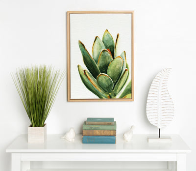 Sylvie Succulent 18 Framed Canvas by kateandlaurel - product image 9 for Resin Society