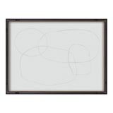 Blake 871 Modern Circles Framed Printed Glass by Teju Reval of by kateandlaurel - product image 4 for Resin Society