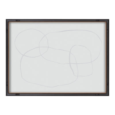 Blake 871 Modern Circles Framed Printed Glass by Teju Reval of by kateandlaurel - product image 4 for Resin Society