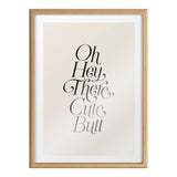 Blake Nice Butt Framed Printed Glass by kateandlaurel - product image 8 for Resin Society