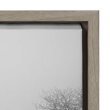 Sylvie Black and White Snow Day Framed Canvas by kateandlaurel - product image 3 for Resin Society
