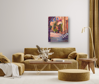Archway Artist Enhanced Canvas Print by John Beard Collection