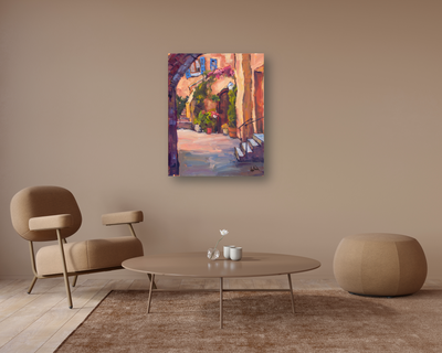 Archway Artist Enhanced Canvas Print by John Beard Collection