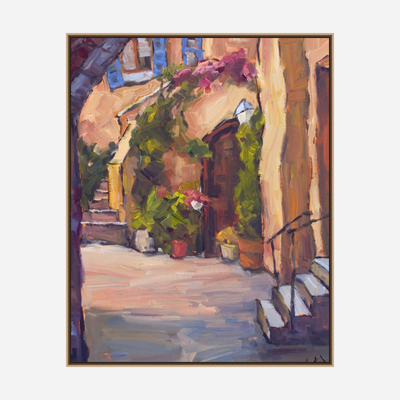 Archway Artist Enhanced Canvas Print by John Beard Collection