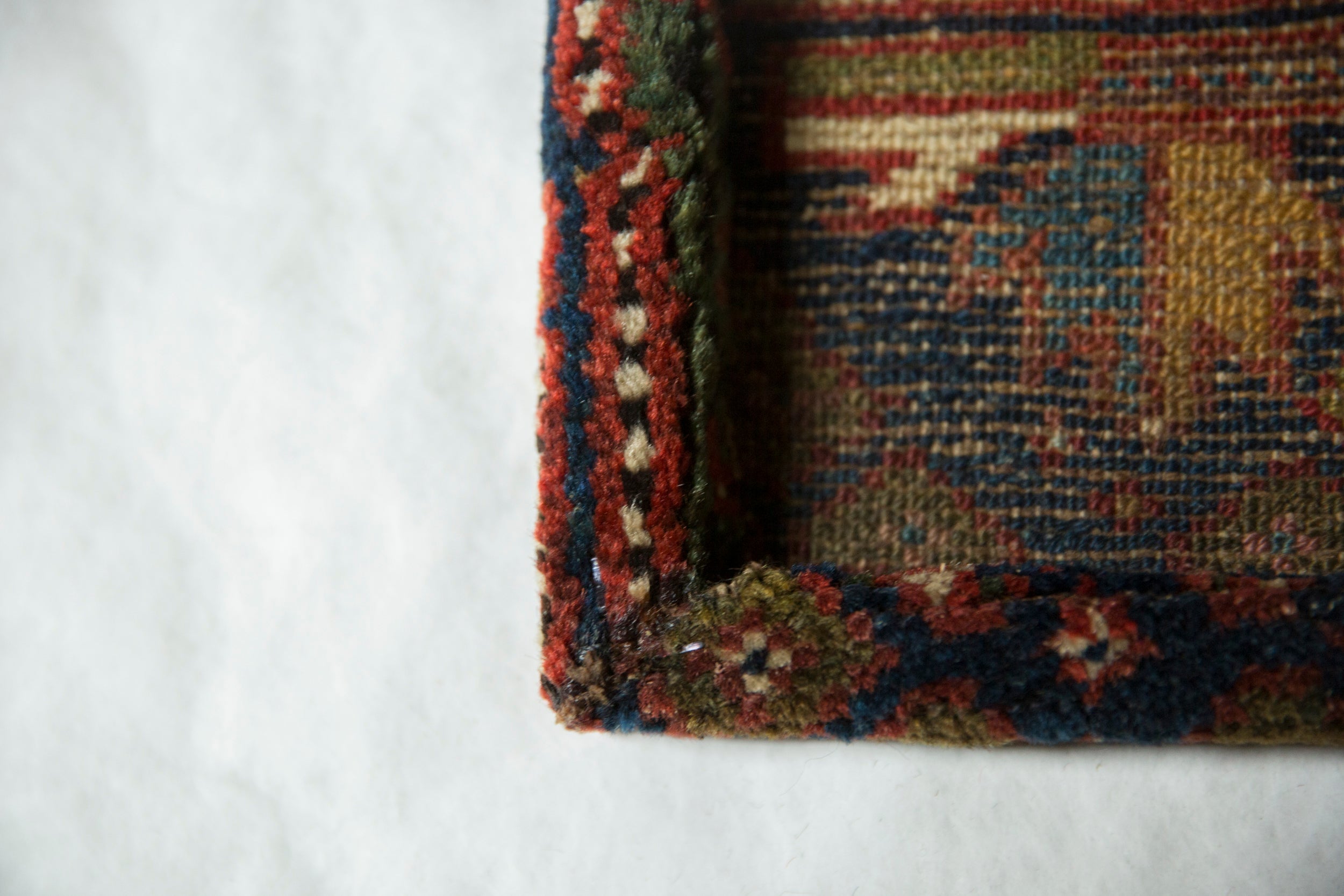 Decorative Kurdish Hamadan Rug Art