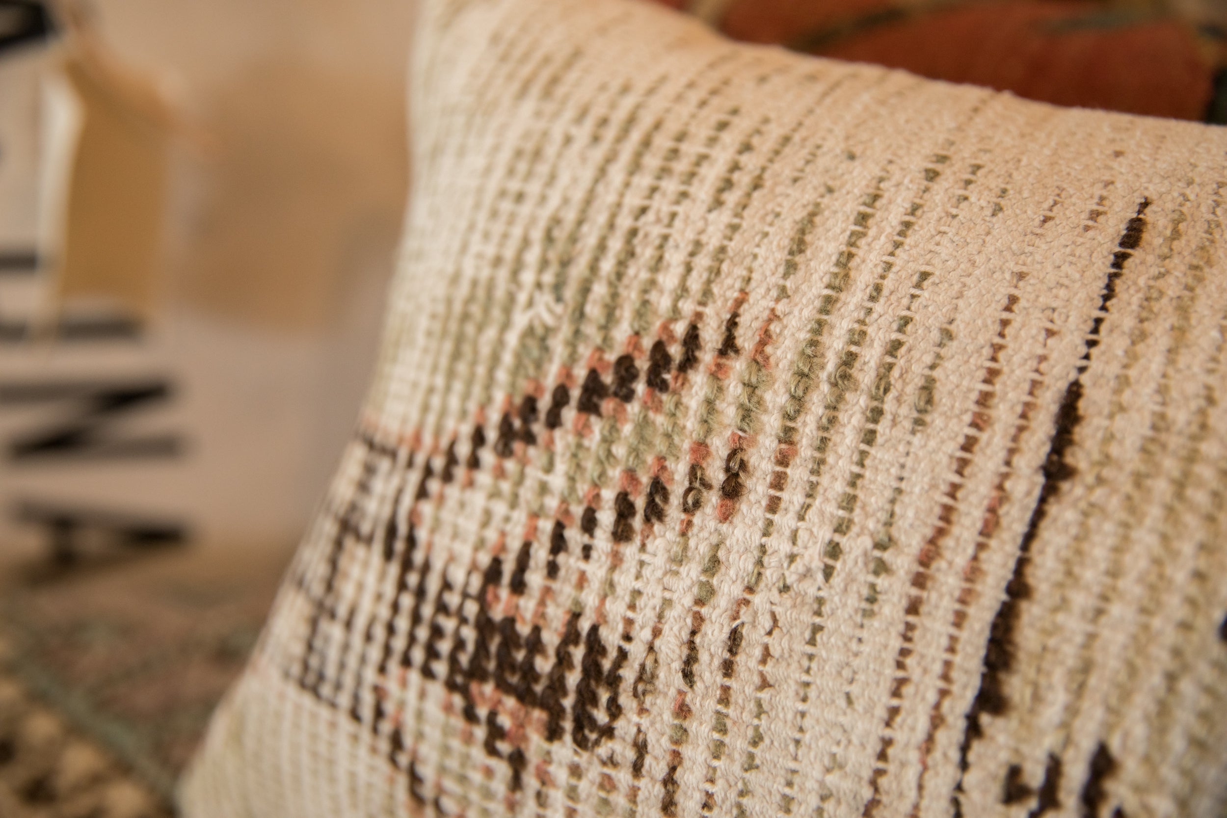 Vintage Rug Fragment Pillow