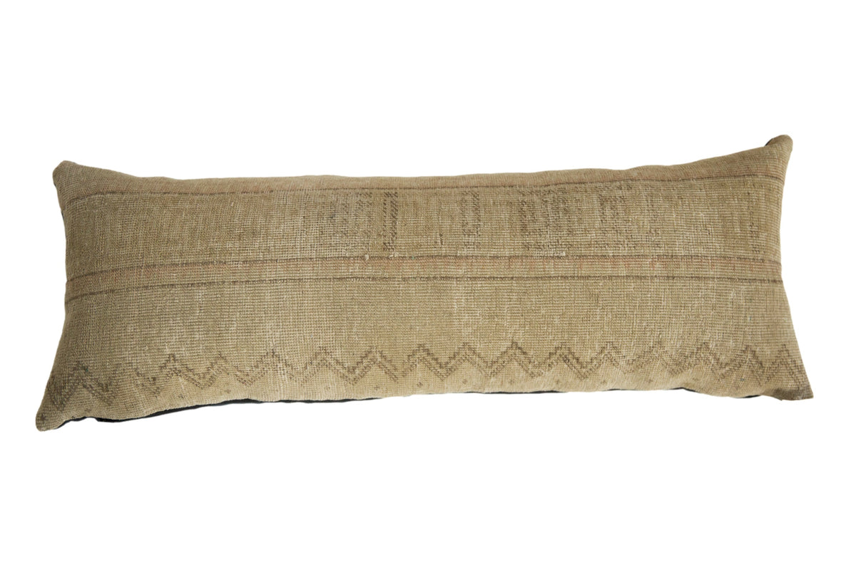 Vintage Northwest Persian Rug Fragment Pillow showing detailed weave and texture