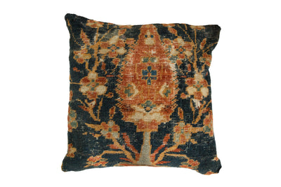 Antique Ziegler Mahal Rug Fragment Pillow
