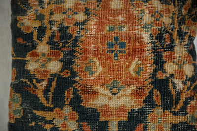 Antique Ziegler Mahal Rug Fragment Pillow