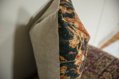 Antique Ziegler Mahal Rug Fragment Pillow