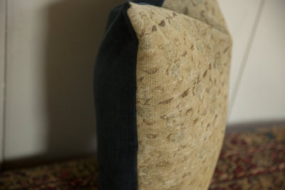Vintage Turkish Sivas Rug Fragment Pillow
