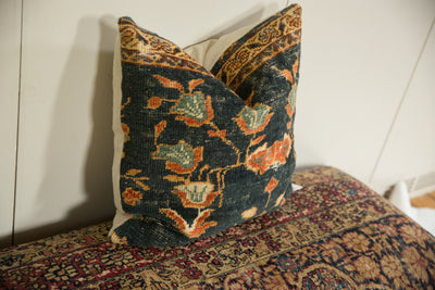 RESERVED Antique Ziegler Mahal Rug Fragment Pillow