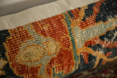 Antique Ziegler Mahal Rug Fragment Pillow