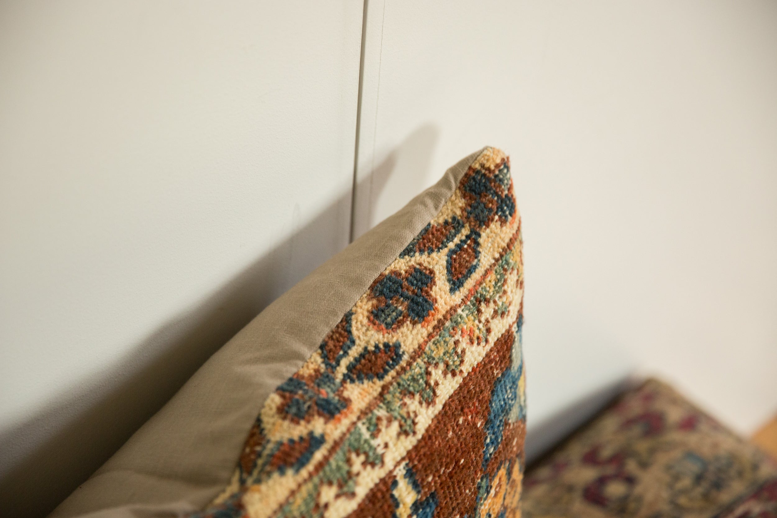 RESERVED Antique Ziegler Mahal Rug Fragment Pillow
