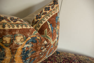 RESERVED Antique Ziegler Mahal Rug Fragment Pillow