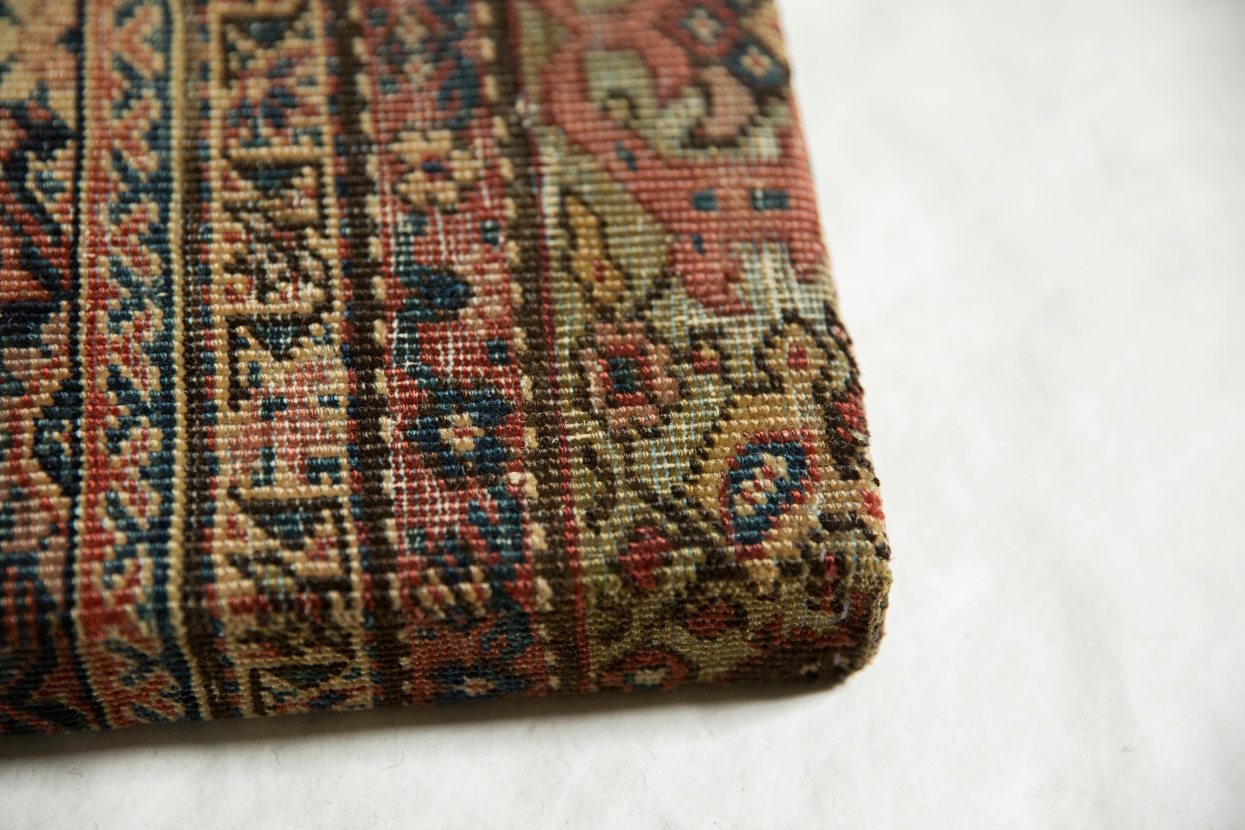 Decorative Cork Board Antique Fereghan Rug Fragment Art