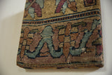 Decorative Cork Board Antique Kerman Rug Fragment Art