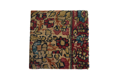Decorative Cork Board Antique Kerman Rug Fragment Art
