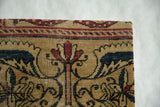 Decorative Cork Board Antique Kerman Rug Fragment Art
