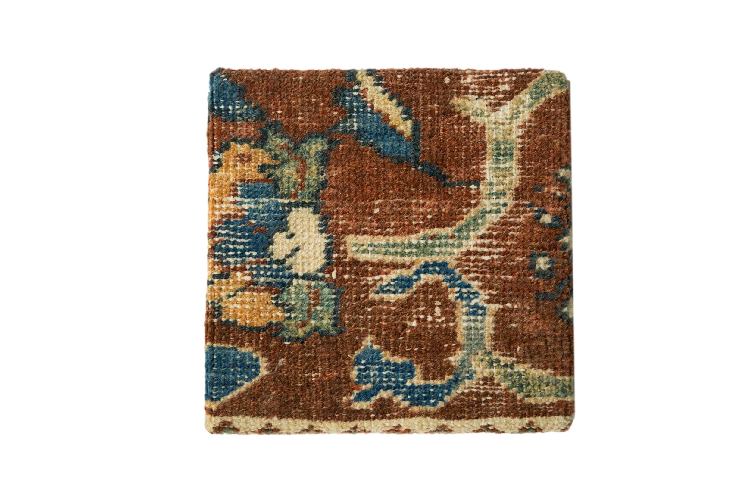 Decorative Cork Board Antique Ziegler Mahal Rug Fragment Art