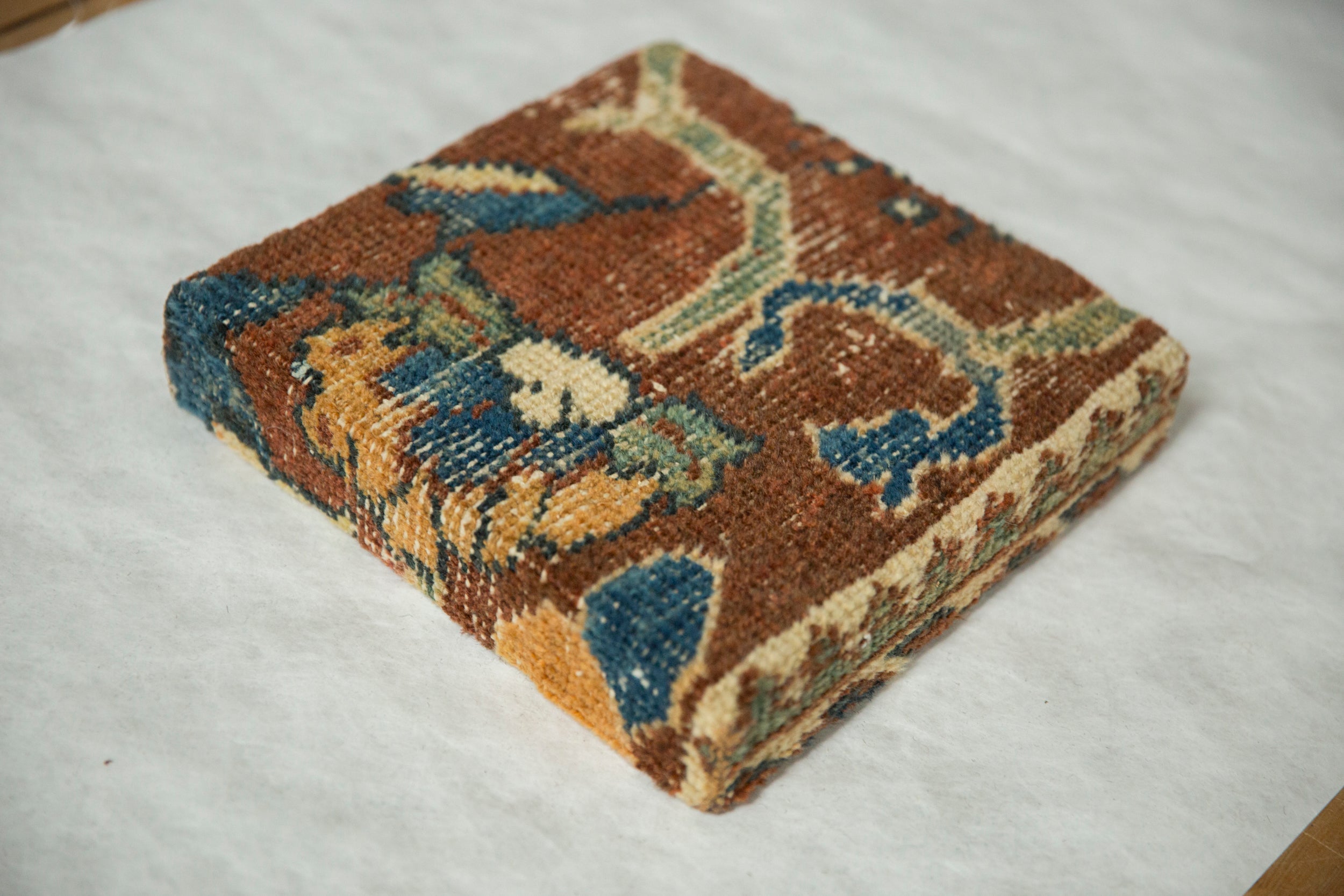 Decorative Cork Board Antique Ziegler Mahal Rug Fragment Art