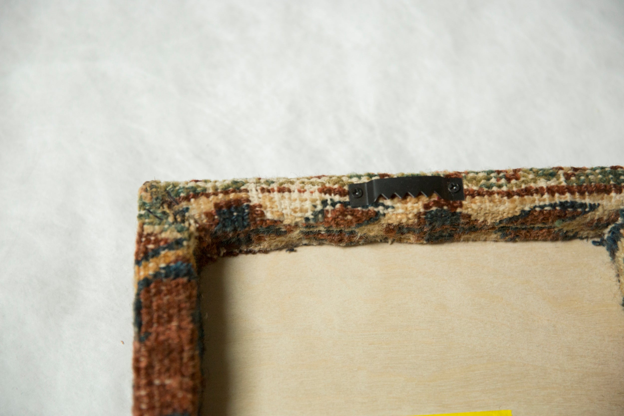 Decorative Cork Board Antique Ziegler Mahal Rug Fragment Art