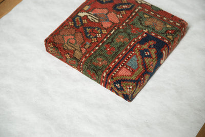 Decorative Cork Board Antique Kurdish Hamadan Rug Fragment Art
