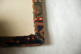 Decorative Cork Board Antique Kurdish Hamadan Rug Fragment Art