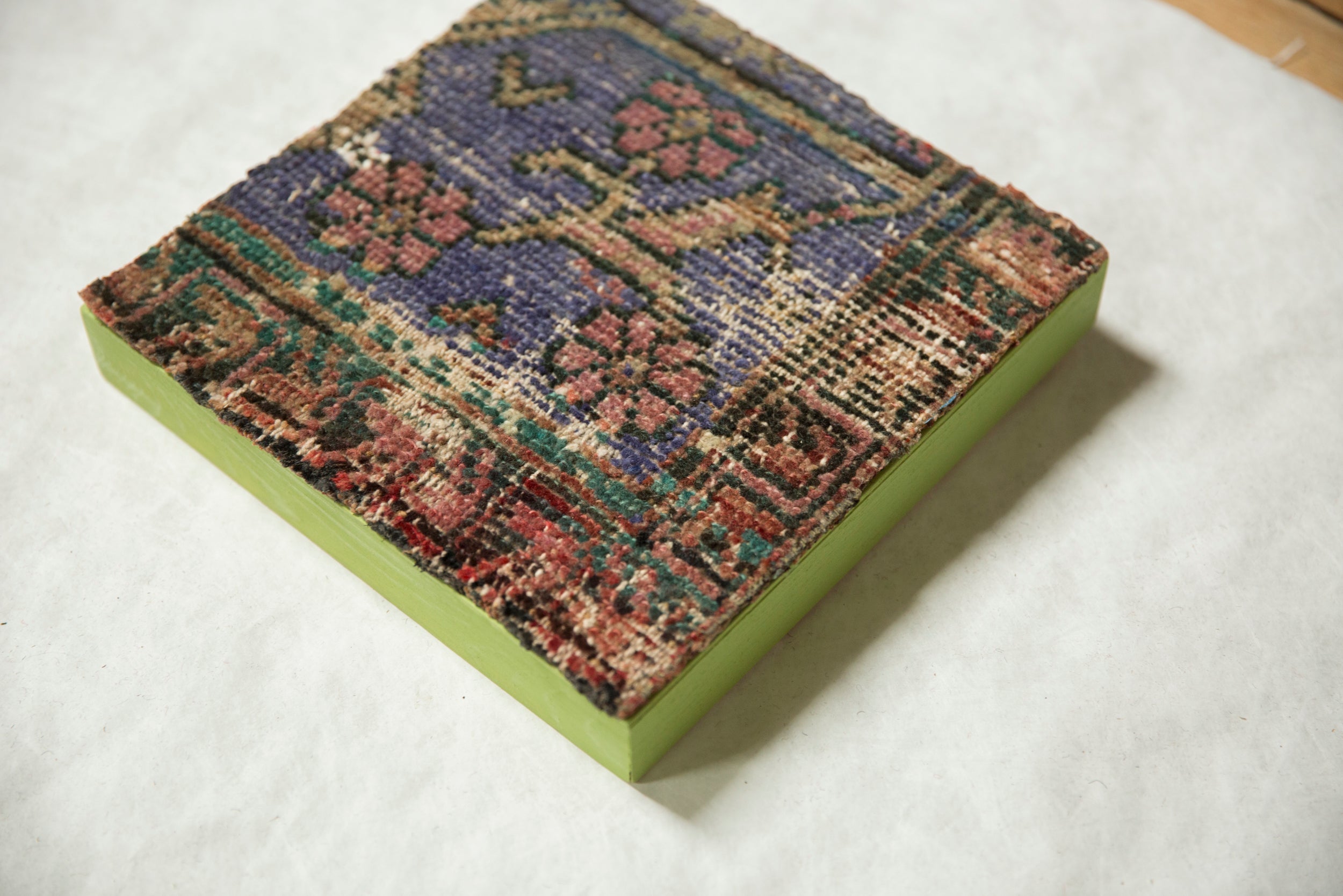 Decorative Vintage Anatolian Rug Fragment Art