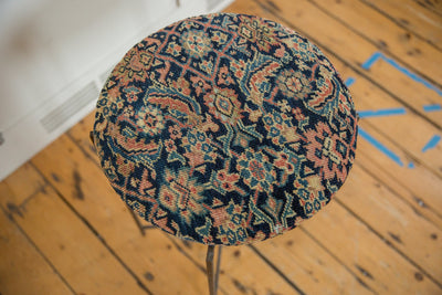 Reclaimed Antique Rug Fragment Side Table Stand 6 of 7