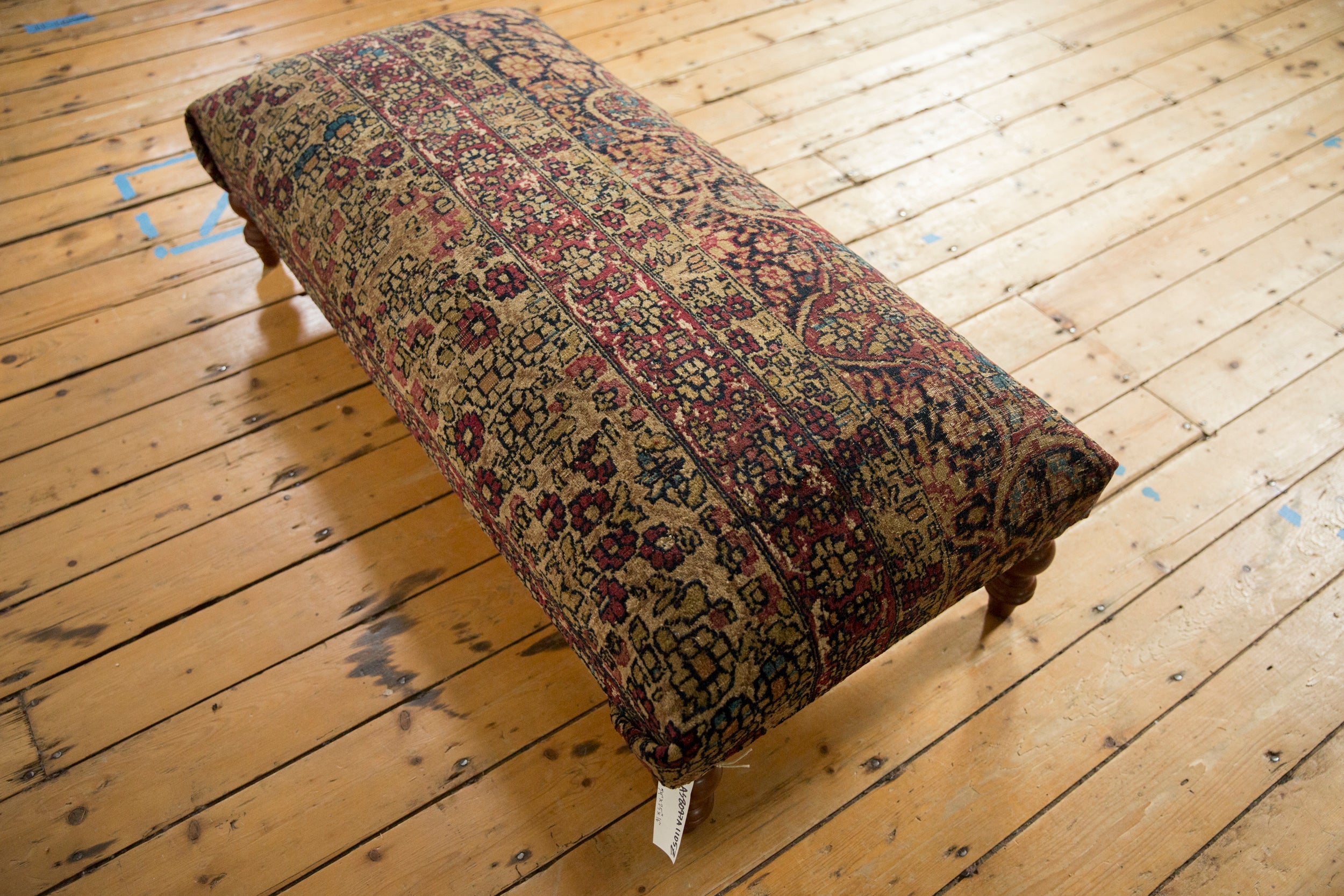 Antique Persian Kerman Rug Ottoman Coffee Table by Old New House® - product image 6 for Resin Society