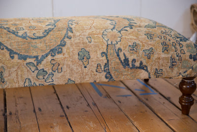 RESERVED Vintage Persian Rug Ottoman Coffee Table