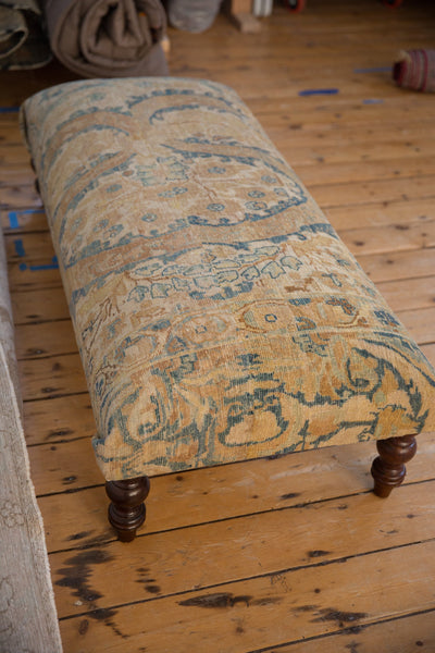 RESERVED Vintage Persian Rug Ottoman Coffee Table