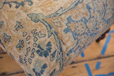 RESERVED Vintage Persian Rug Ottoman Coffee Table