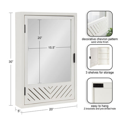 Mezzeta Bathroom Cabinet with Mirror