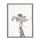 Sylvie Sarifa Giraffe Framed Canvas by Simon Te of Tai Prints by kateandlaurel - product image 8 for Resin Society