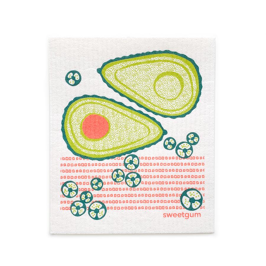 Avocado Swedish Dishcloth by sweetgum home, LLC - main product image for Resin Society