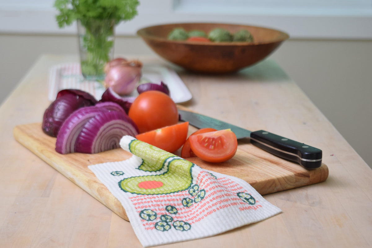 Avocado Swedish Dishcloth by sweetgum home, LLC - product image 2 for Resin Society