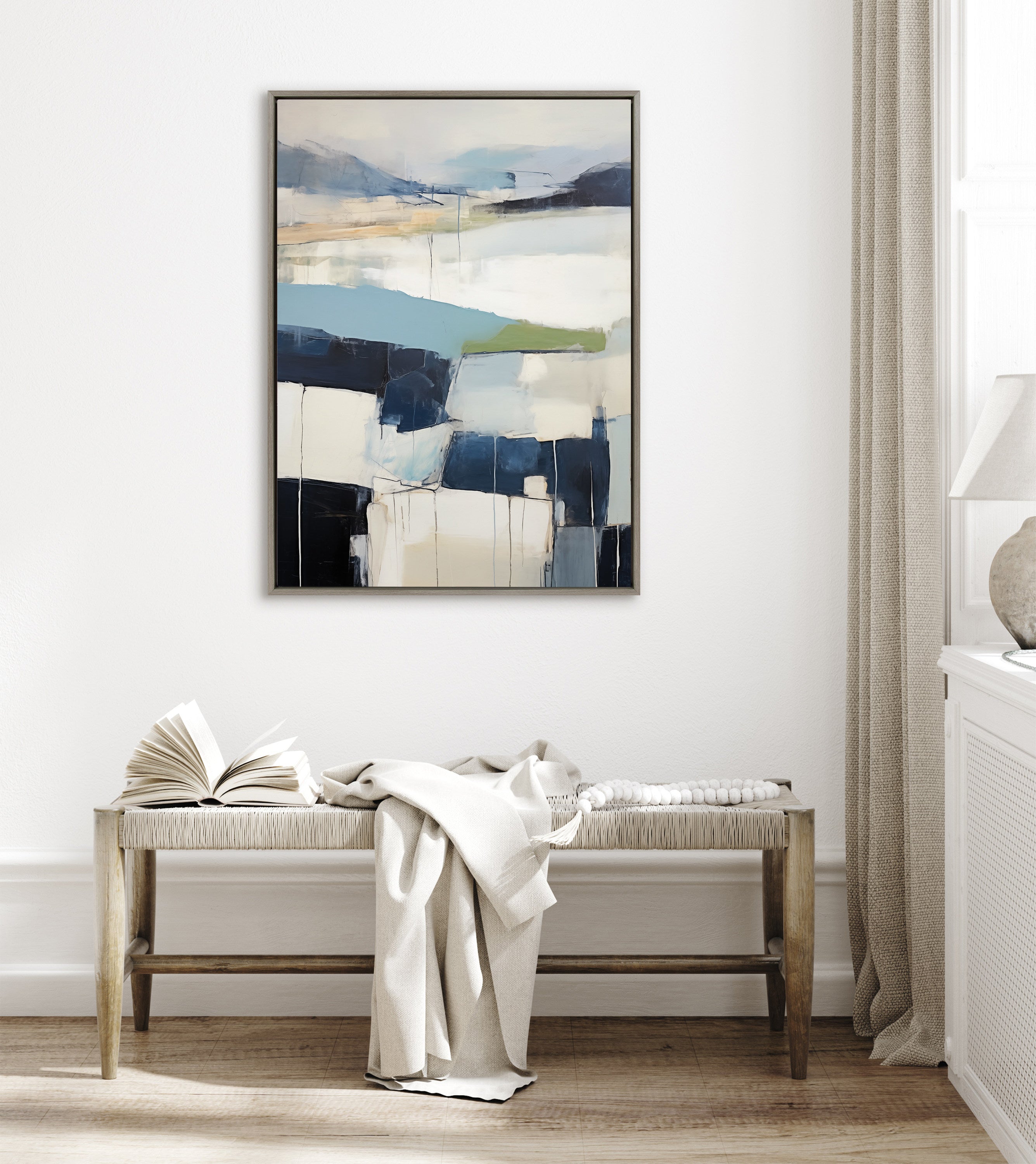 Sylvie Skyline I Framed Canvas by Amy Lighthall