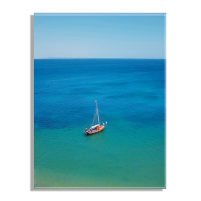 A Lagos Sail Floating Acrylic Art by Rachel Bolgov by kateandlaurel - product image 2 for Resin Society