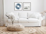 Sylvie Record Blue Framed Canvas by kateandlaurel - product image 14 for Resin Society