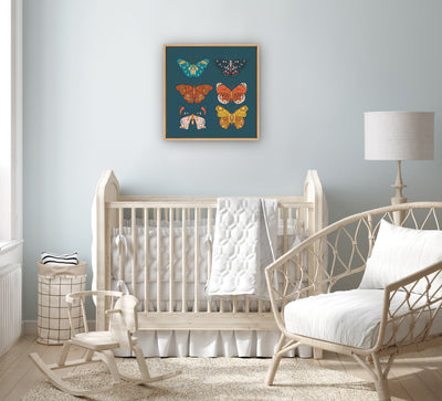 Sylvie Free Wings Framed Canvas by kateandlaurel - product image 4 for Resin Society