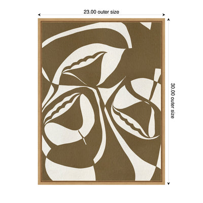 Sylvie Bound by Beauty 6 Framed Canvas by Shatha Al Dafai