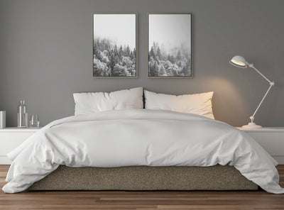 Sylvie Forest On A Foggy Day Black and White Framed Canvas Set by The by kateandlaurel - product image 17 for Resin Society